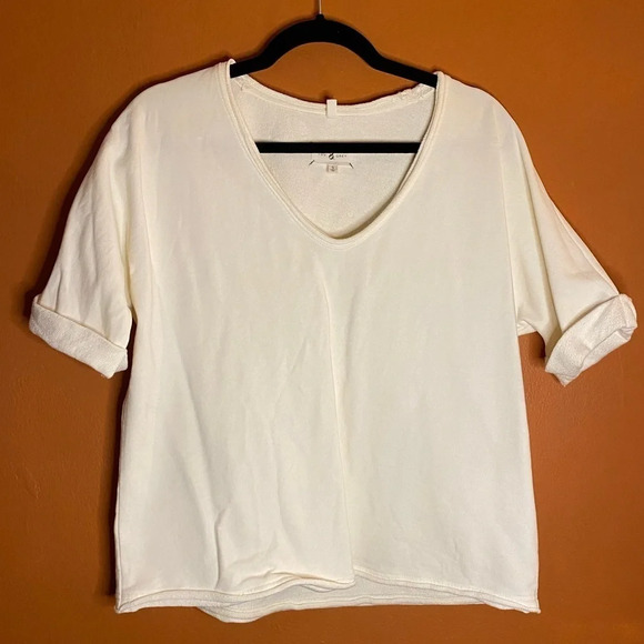 NWOT L&G Terry Short Sleeve Scoop Neck - Picture 1 of 5